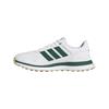 adidas Gents S2G 26 Leather Spikeless Shoes Ftwr White - Collegiate Green - Gum