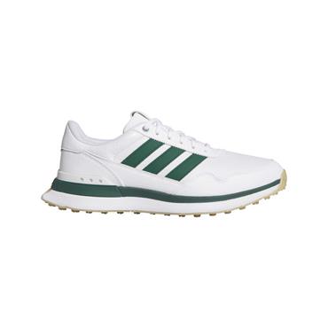 adidas Gents S2G 26 Leather Spikeless Shoes Ftwr White - Collegiate Green - Gum
