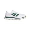 adidas Gents S2G 26 Leather Spikeless Shoes Ftwr White - Collegiate Green - Gum
