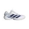 adidas Ladies Adizero Ubersonic 5 Clay Tennis Shoes Ftwr White - Dark Blue - Crystal Sky