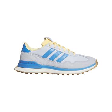 adidas Ladies S2G Textile Spikeless Golf Shoes Crystal Sky - Lucid Ray Blue - Ice Tan