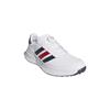 adidas Gents S2G 26 Textile Spikeless Golf  Shoes White - Coll Navy - Lucid Red