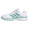 adidas Ladies Zoysia Spikeless Shoes Cloud White - Powder Teal - Semi Flash Aqua