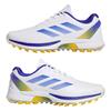 adidas Gents Adizero ZG Ryder Cup Spikeless Golf Shoes Ftwr White - Lucid Blue - Crew Yellow