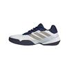 adidas Gents Barricade 14 Clay Tennis Shoes Cloud White - Cyber Metallic - Dark Blue (Navy)