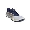 adidas Gents Barricade 14 Clay Tennis Shoes Cloud White - Cyber Metallic - Dark Blue (Navy)