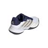 adidas Gents Barricade 14 Clay Tennis Shoes Cloud White - Cyber Metallic - Dark Blue (Navy)