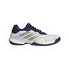 adidas Gents Barricade 14 Clay Tennis Shoes Cloud White - Cyber Metallic - Dark Blue (Navy)