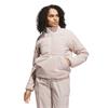 adidas Ladies Beyond Twistweave Loose ¼ Zip Jacket Wonder Taupe