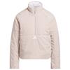 adidas Ladies Beyond Twistweave Loose ¼ Zip Jacket Wonder Taupe