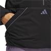 adidas Ladies Beyond Twistweave Loose ¼ Zip Jacket Black