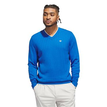 adidas Golf Originals Gents Cashmere Knit Sweatshirt Bluebird