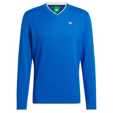 adidas Golf Originals Gents Cashmere Knit Sweatshirt Bluebird