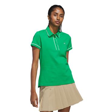 Ladies Twistknit Trefoil Polo Shirt Green