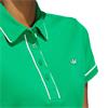 adidas Golf Originals Ladies Twistknit Trefoil Polo Shirt Green