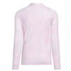 adidas Girls Long Sleeve Printed Polo Clear Pink