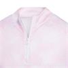 adidas Girls Long Sleeve Printed Polo Clear Pink