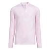 adidas Girls Long Sleeve Printed Polo Clear Pink