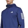 adidas Gents Own The Run Winterized ½ Zip Hoodie Dark Blue
