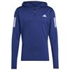 adidas Gents Own The Run Winterized ½ Zip Hoodie Dark Blue