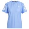 adidas Ladies Own The Run T-Shirt Blue Fusion