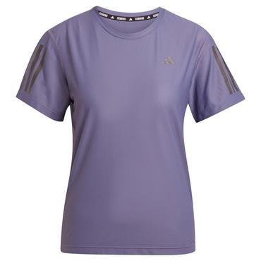 adidas Ladies Own The Run T-Shirt Preloved Violet