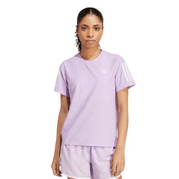 adidas Ladies Own The Run T-Shirt Powder Plum