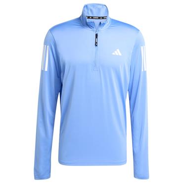 adidas Gents Own The Run ½ Zip Jacket Blue Fusion