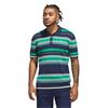 adidas Golf Originals Gents Knit Polo Shirt Night Indigo - Green