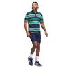 adidas Golf Originals Gents Knit Polo Shirt Night Indigo - Green