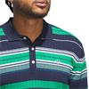 adidas Golf Originals Gents Knit Polo Shirt Night Indigo - Green