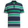 adidas Golf Originals Gents Knit Polo Shirt Night Indigo - Green