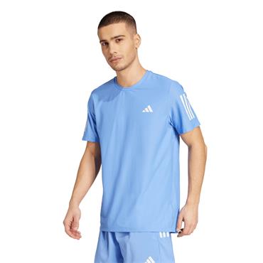 adidas Gents Own The Run T-Shirt Blue Fusion