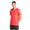 adidas Gents Own The Run T-Shirt Semi Lucid Red