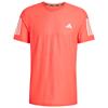 adidas Gents Own The Run T-Shirt Semi Lucid Red