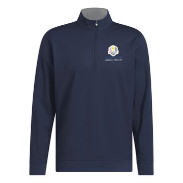 adidas Gents Ultimate365 Classic ¼ Zip Ryder Cup 2027 Sweatshirt Collegiate Navy