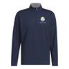 adidas Gents Ultimate365 Classic ¼ Zip Ryder Cup 2027 Sweatshirt Collegiate Navy