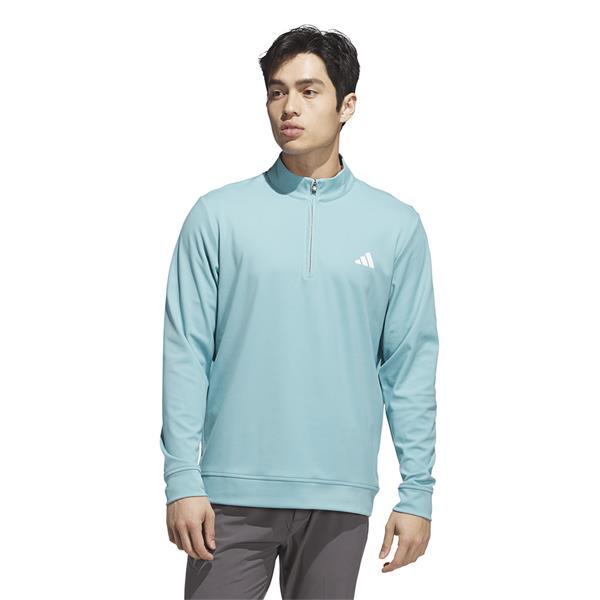 【cool】 adidas Gents Ultimate365 Classic ¼ Zip Pullover Mint Tone