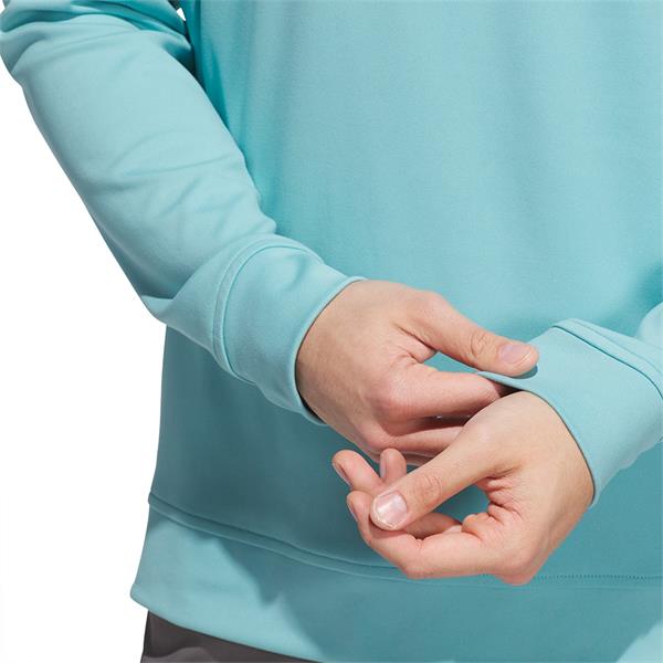 【cool】 adidas Gents Ultimate365 Classic ¼ Zip Pullover Mint Tone