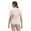 adidas Ladies Ultimate365 Stripe Polo Shirt Blush Pink