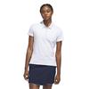 adidas Ladies Ultimate 365 Grid Short Sleeve Polo Shirt Crystal Sky
