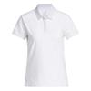 adidas Ladies Ultimate 365 Grid Short Sleeve Polo Shirt Crystal Sky