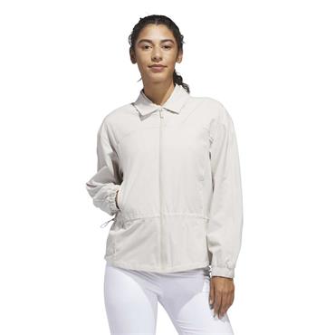 adidas Ladies Ultimate365+ Peplum Grid Jacket Wonder Alumina