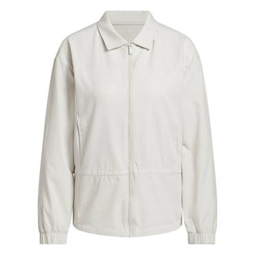 adidas Ladies Ultimate365+ Peplum Grid Jacket Wonder Alumina