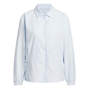 adidas Ladies Ultimate365+ Peplum Grid Jacket Crystal Sky