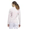 adidas Ladies Performance Textured Full Zip Jacket Blush Pink