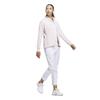 adidas Ladies Performance Textured Full Zip Jacket Blush Pink