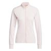 adidas Ladies Performance Textured Full Zip Jacket Blush Pink