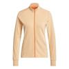 adidas Ladies Performance Textured Full Zip Jacket Dusky Orange