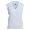 adidas Ladies Ultimate365 Tour Knit Vest Crystal Sky